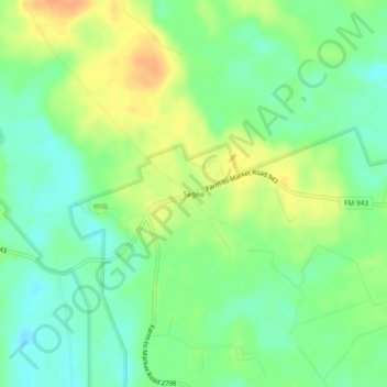 Segno地形图、海拔、地势