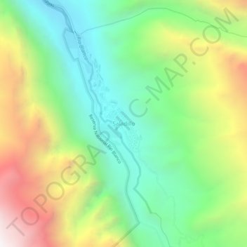 Saladillo地形图、海拔、地势