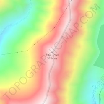 Alto Hotel地形图、海拔、地势