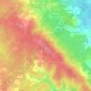 Chez Tachet地形图、海拔、地势