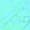 Pantai Cermin地形图、海拔、地势