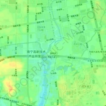 鹧鸪禄地形图、海拔、地势