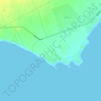 French Beach地形图、海拔、地势