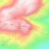 明月山地形图、海拔、地势
