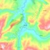 镇舟镇地形图、海拔、地势