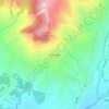 Miravalles地形图、海拔、地势