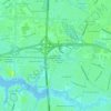 Easton Place地形图、海拔、地势