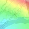 特祖地形图、海拔、地势