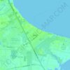 Bacliff地形图、海拔、地势