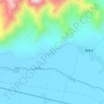 Yarlung地形图、海拔、地势