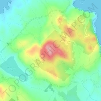 Crockdonnelly地形图、海拔、地势