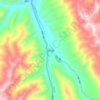 玉科镇地形图、海拔、地势