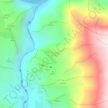 los Tayos地形图、海拔、地势