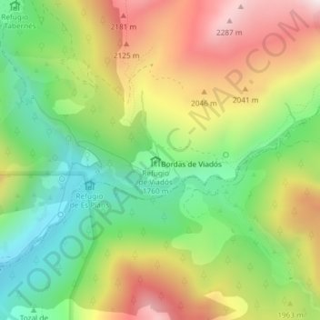 Fuente Rafel地形图、海拔、地势