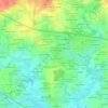 Le Puits Gaillard地形图、海拔、地势