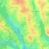Waterford Green地形图、海拔、地势