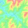 竹垌村地形图、海拔、地势