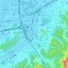 留下社区地形图、海拔、地势