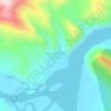 Nuevo Puerto Prado地形图、海拔、地势