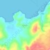 巴阿地形图、海拔、地势