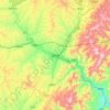 左权县地形图、海拔、地势
