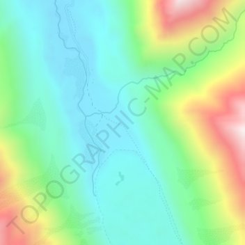 珠峰大本营地形图、海拔、地势