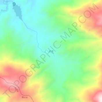 池源地形图、海拔、地势