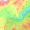 百丈地形图、海拔、地势