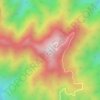 大熊山地形图、海拔、地势