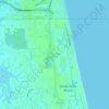 Ponte Vedra Beach地形图、海拔、地势