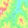 嶂石岩镇地形图、海拔、地势