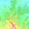 本迪戈地形图、海拔、地势