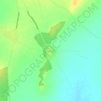 Banjara地形图、海拔、地势