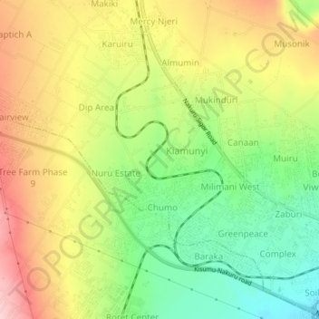 Forest地形图、海拔、地势
