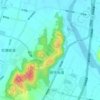 溶洞地形图、海拔、地势