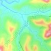 Pericó地形图、海拔、地势