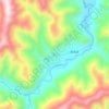 嘎哇地形图、海拔、地势