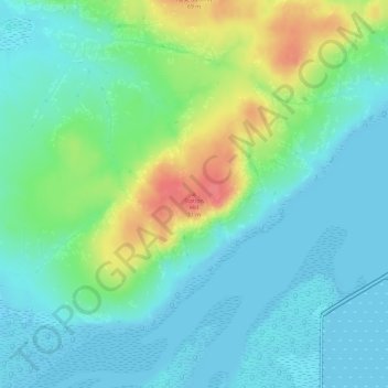 Station Hill地形图、海拔、地势