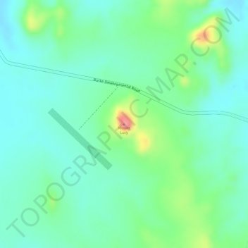 Mount Lucy地形图、海拔、地势