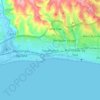Southwick地形图、海拔、地势