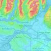 Port Coquitlam地形图、海拔、地势