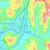 万东镇地形图、海拔、地势