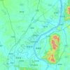 吉州区地形图、海拔、地势