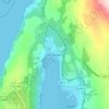 Garelochhead地形图、海拔、地势