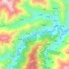 白沙湾地形图、海拔、地势