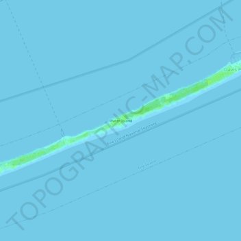 Water Island地形图、海拔、地势