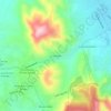 La Cañada地形图、海拔、地势