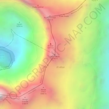Tabernáculo地形图、海拔、地势
