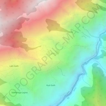 Jair地形图、海拔、地势
