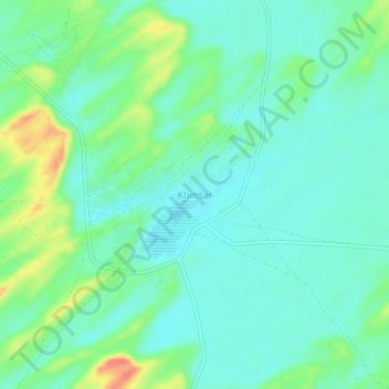 Khinsar地形图、海拔、地势